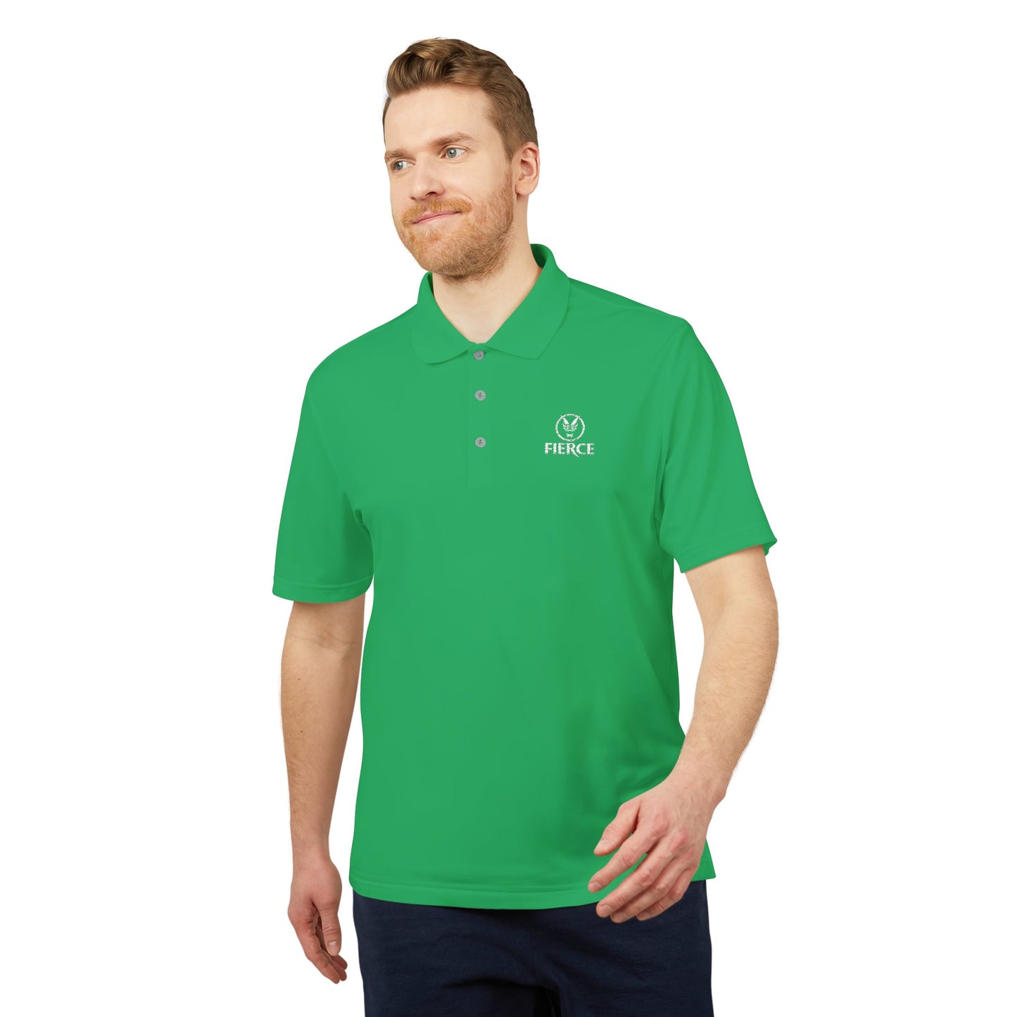 Men’s adidas Performance Polo - Fierce Custom Design