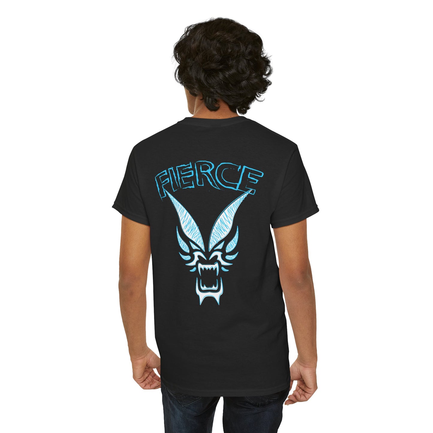 Fierce Water Dragon Graphic T-shirt for Men - Own Your Element Edition
