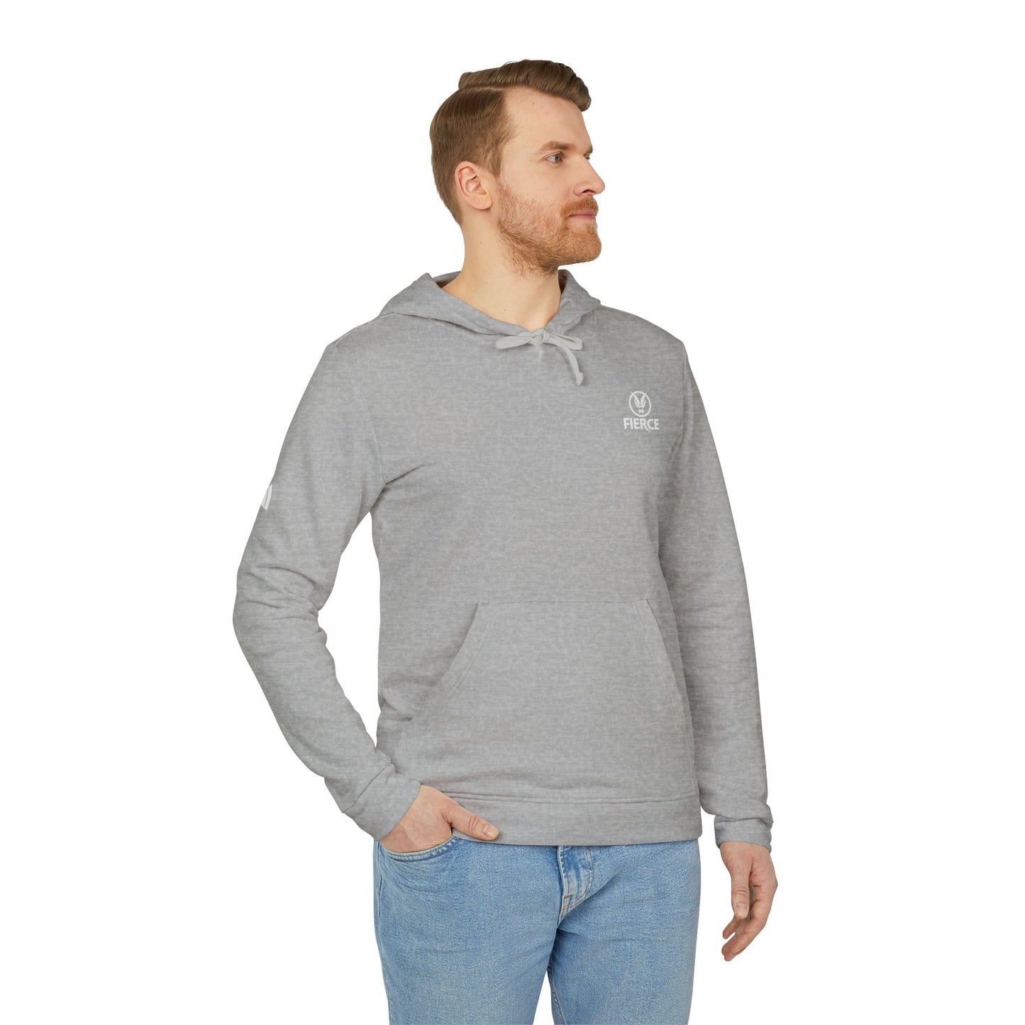 Adidas Unisex Fleece Hoodie – Custom Design by Fierce