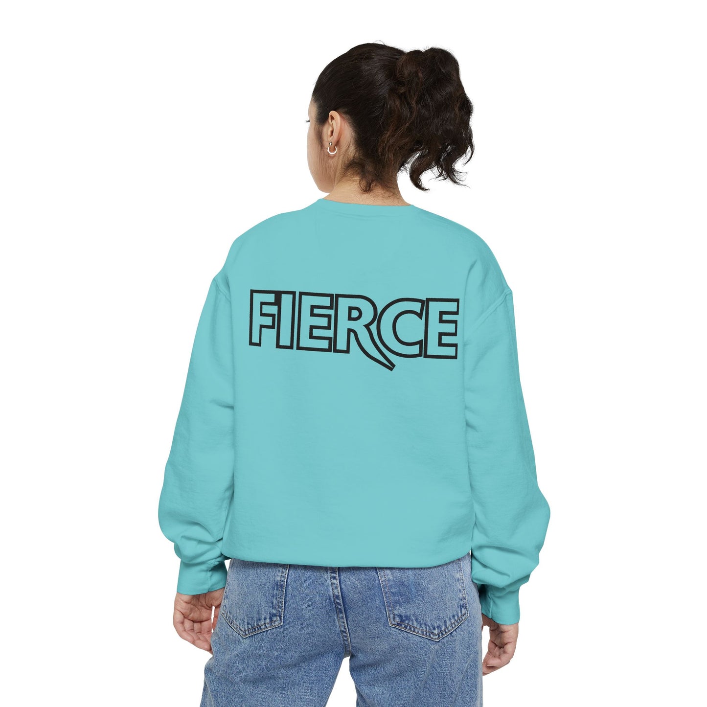 Fierce Classic Sweatshirt for Women – Black Print