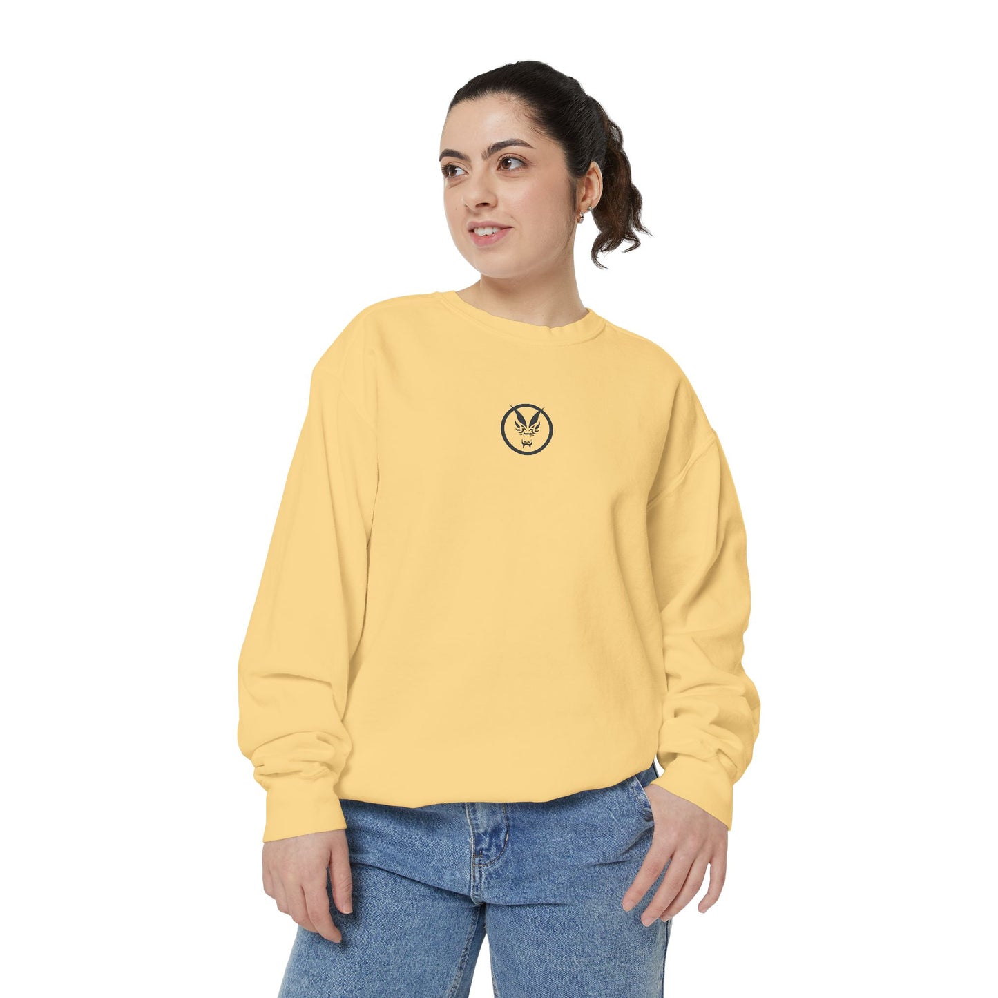Fierce Classic Sweatshirt for Women- Orange Print