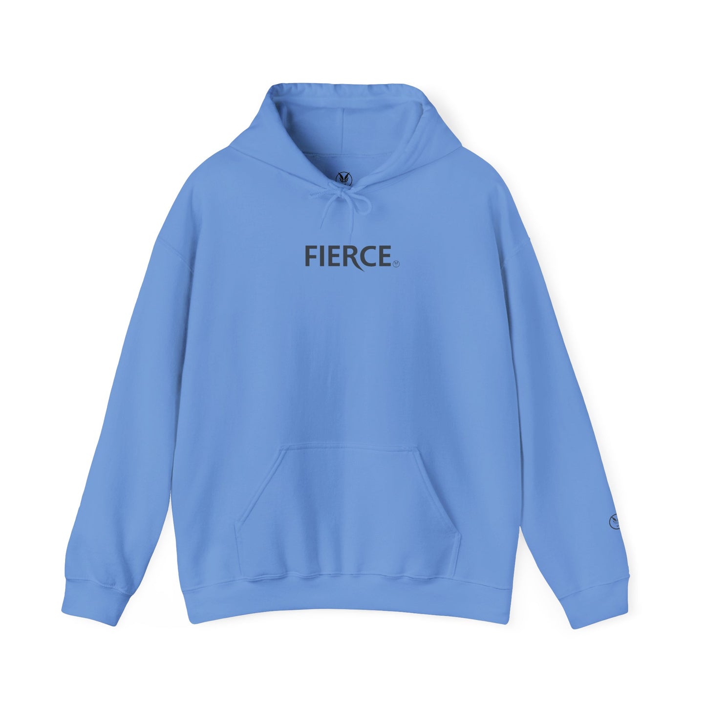 Fierce Heavy Blend™ Hoodie for Men – Black Print Edition