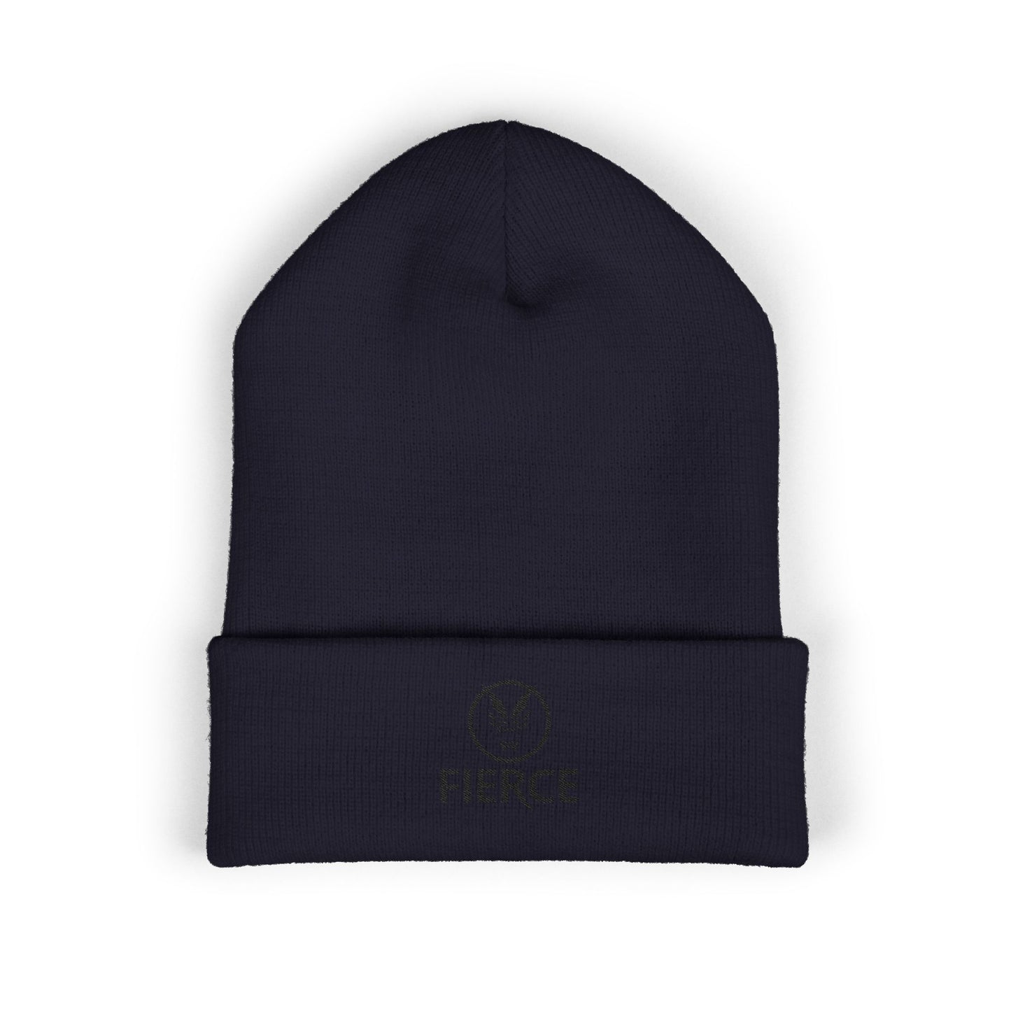 Fierce Embroidered Beanie – Classic Cuffed Style