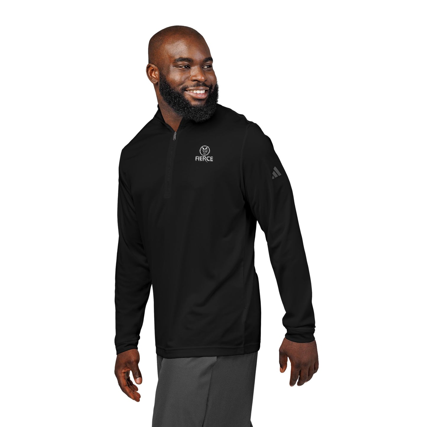 Men’s adidas Quarter-Zip Pullover – Fierce Custom Embroidered