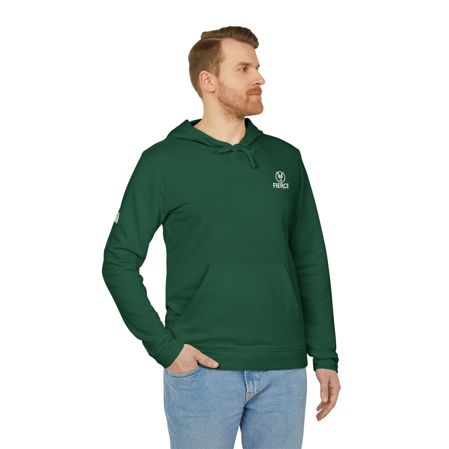 Adidas Unisex Fleece Hoodie – Custom Design by Fierce