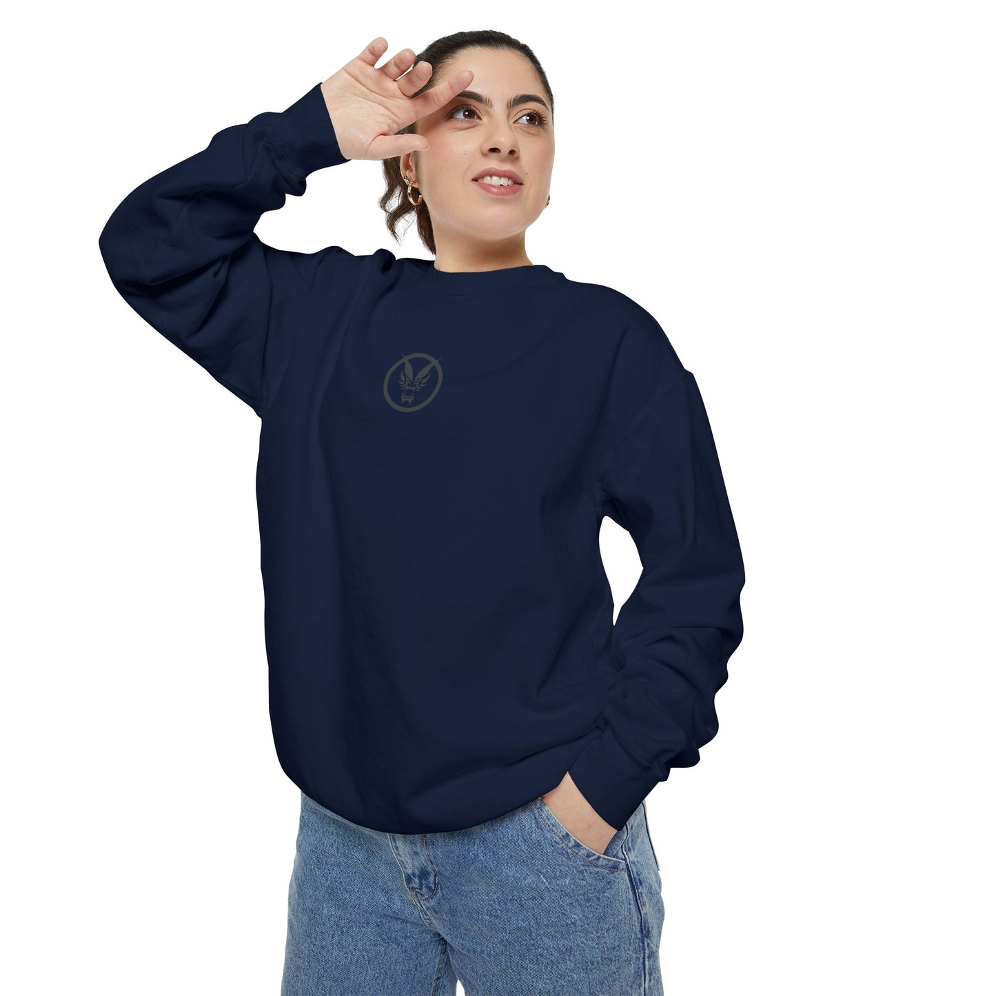 Fierce Classic Sweatshirt for Women – Black Print