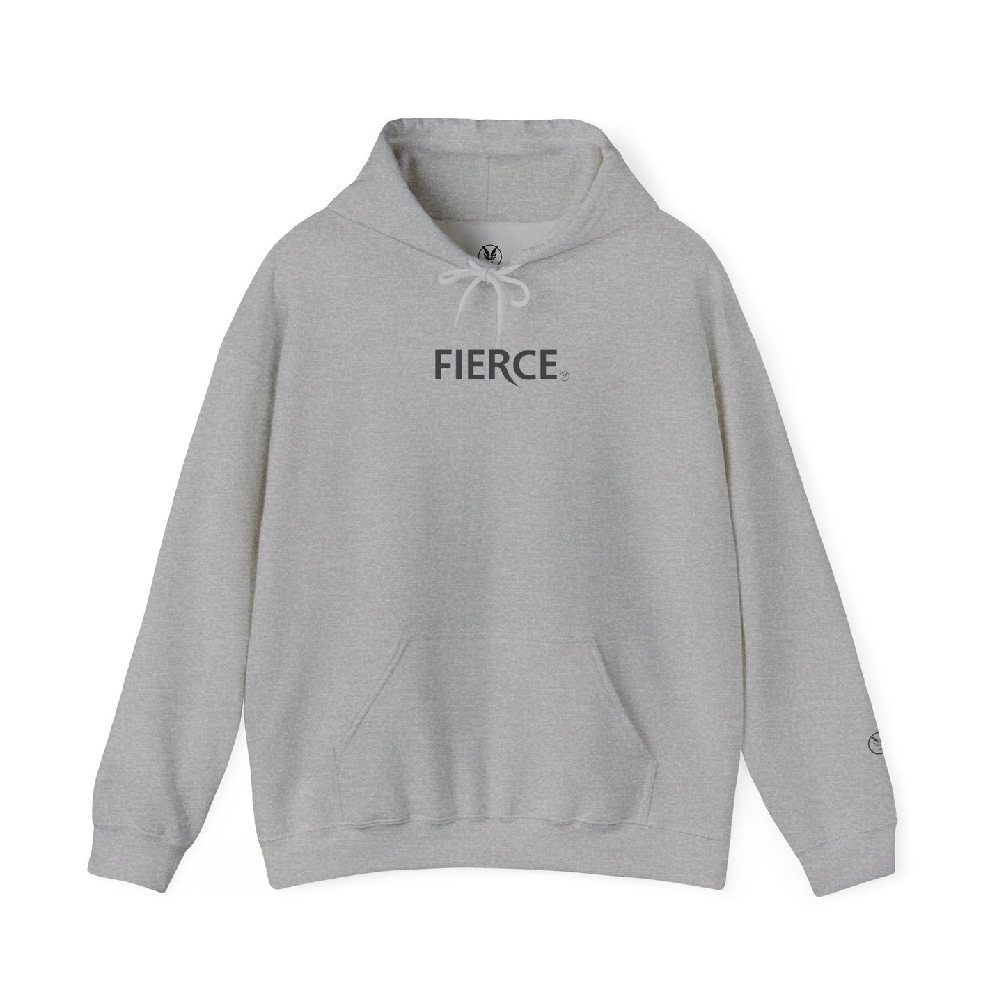 Fierce Heavy Blend™ Hoodie for Men – Black Print Edition