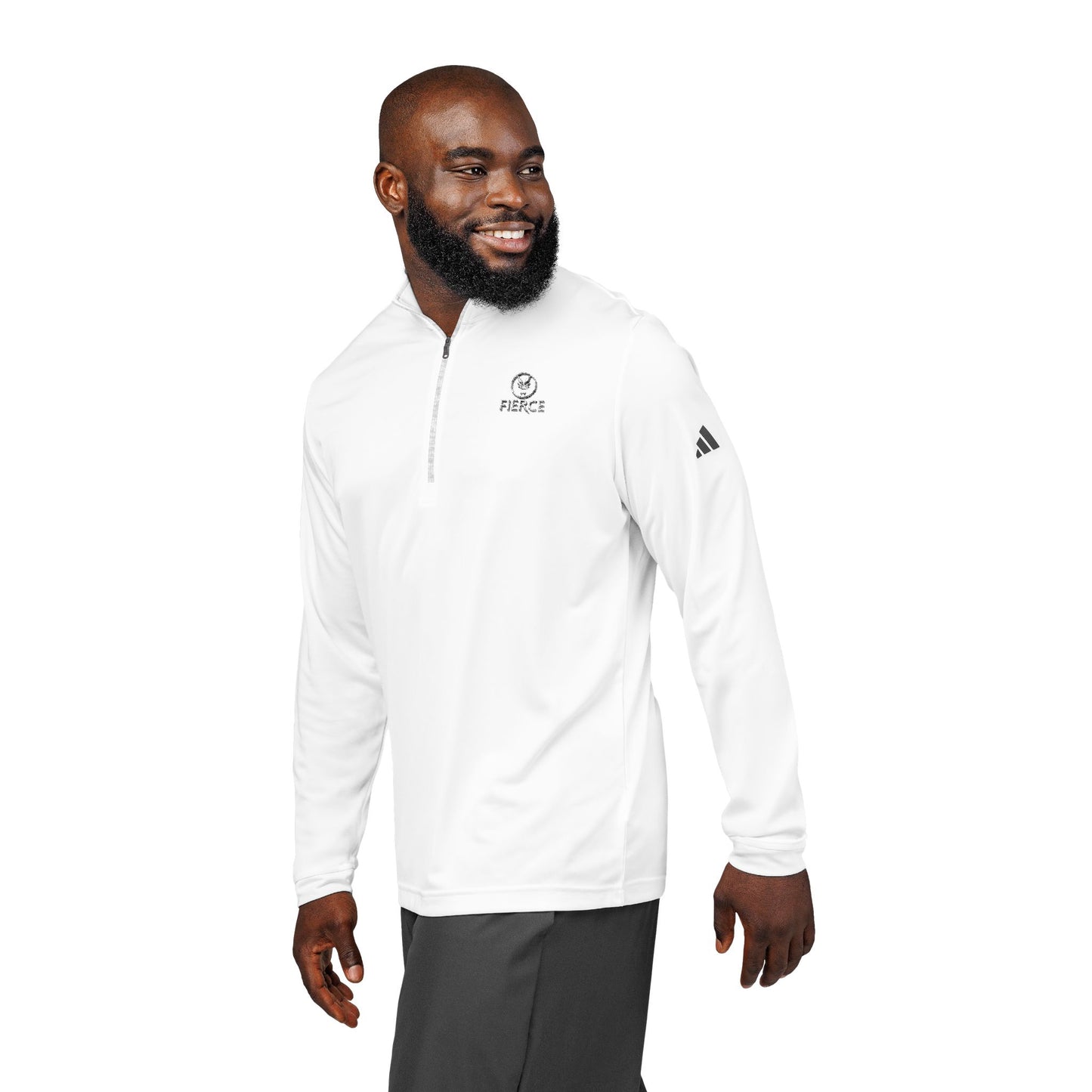 Men’s adidas Quarter-Zip Pullover – Fierce Custom Embroidered