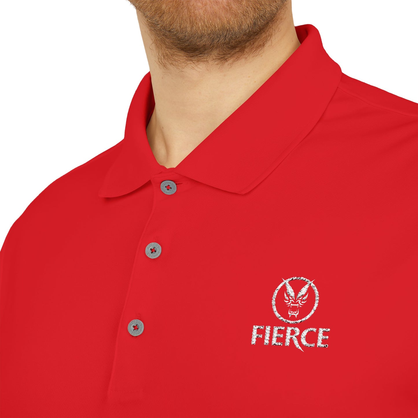 Men’s adidas Performance Polo - Fierce Custom Design