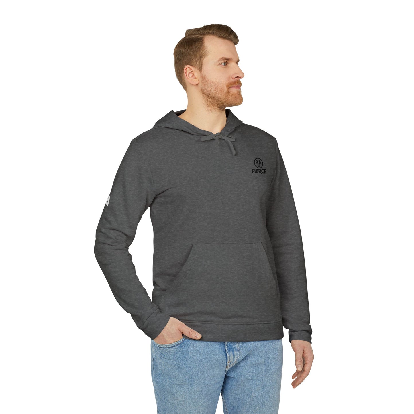 Adidas Unisex Fleece Hoodie – Custom Design by Fierce