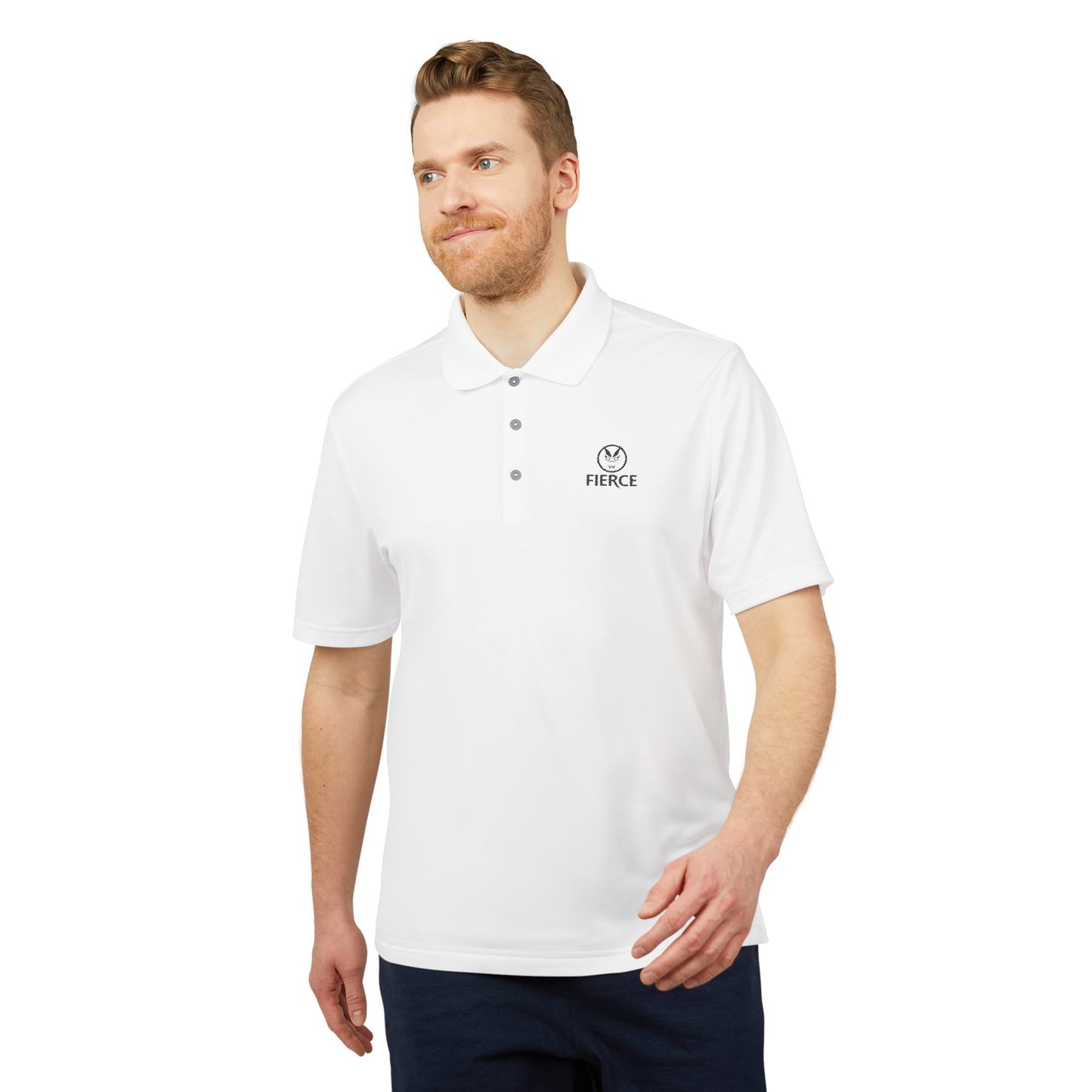 Men’s adidas Performance Polo - Fierce Custom Design