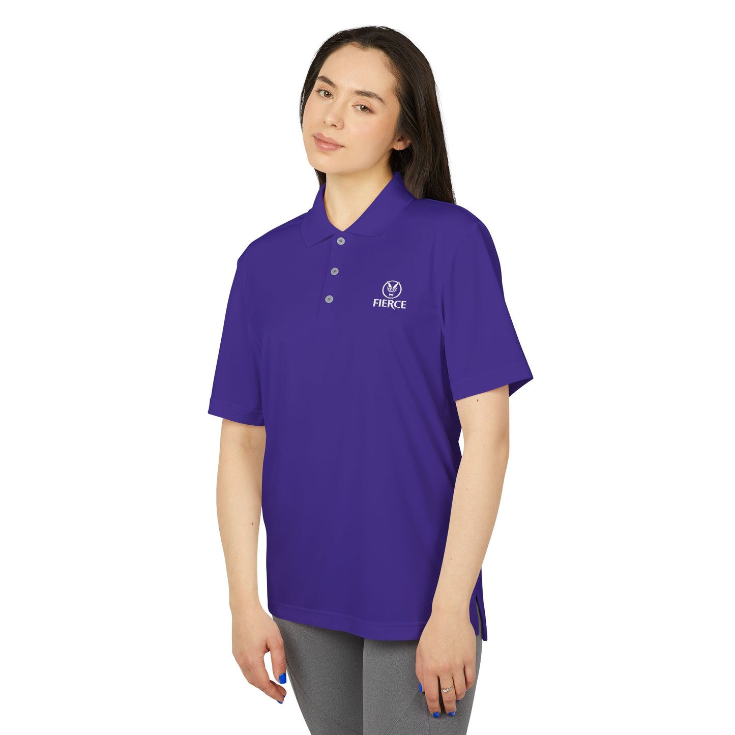 Women’s adidas Performance Polo - Fierce Custom Design