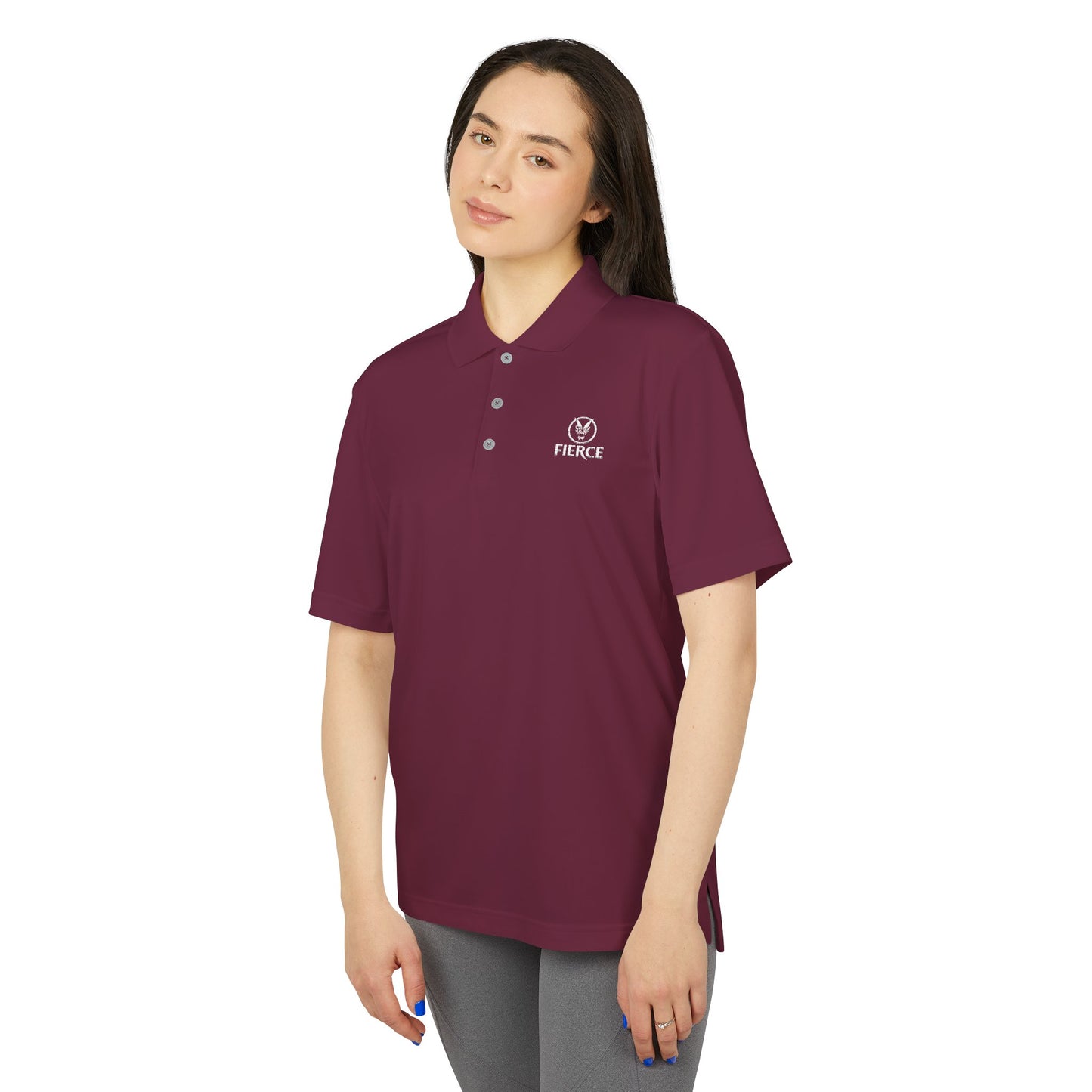Women’s adidas Performance Polo - Fierce Custom Design