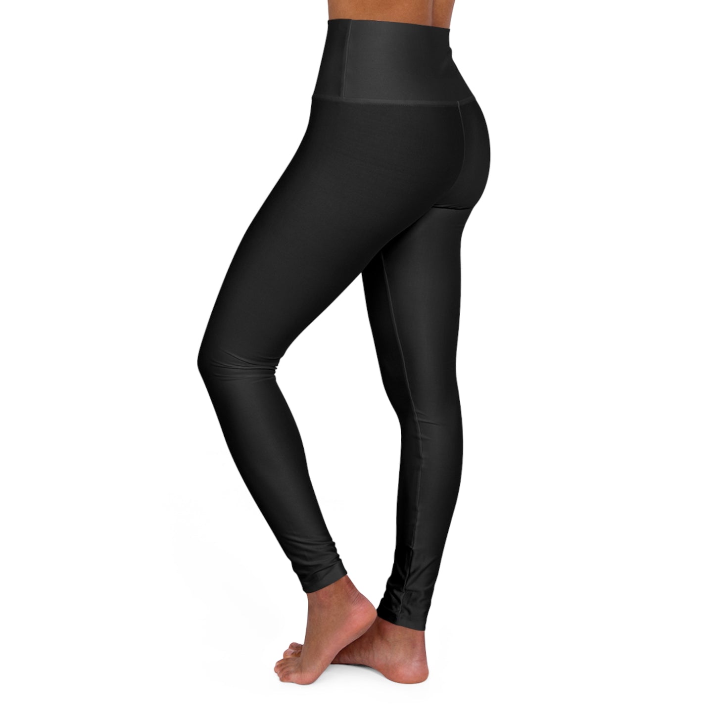 High Waisted Leggings in Black | Fierce Activewear