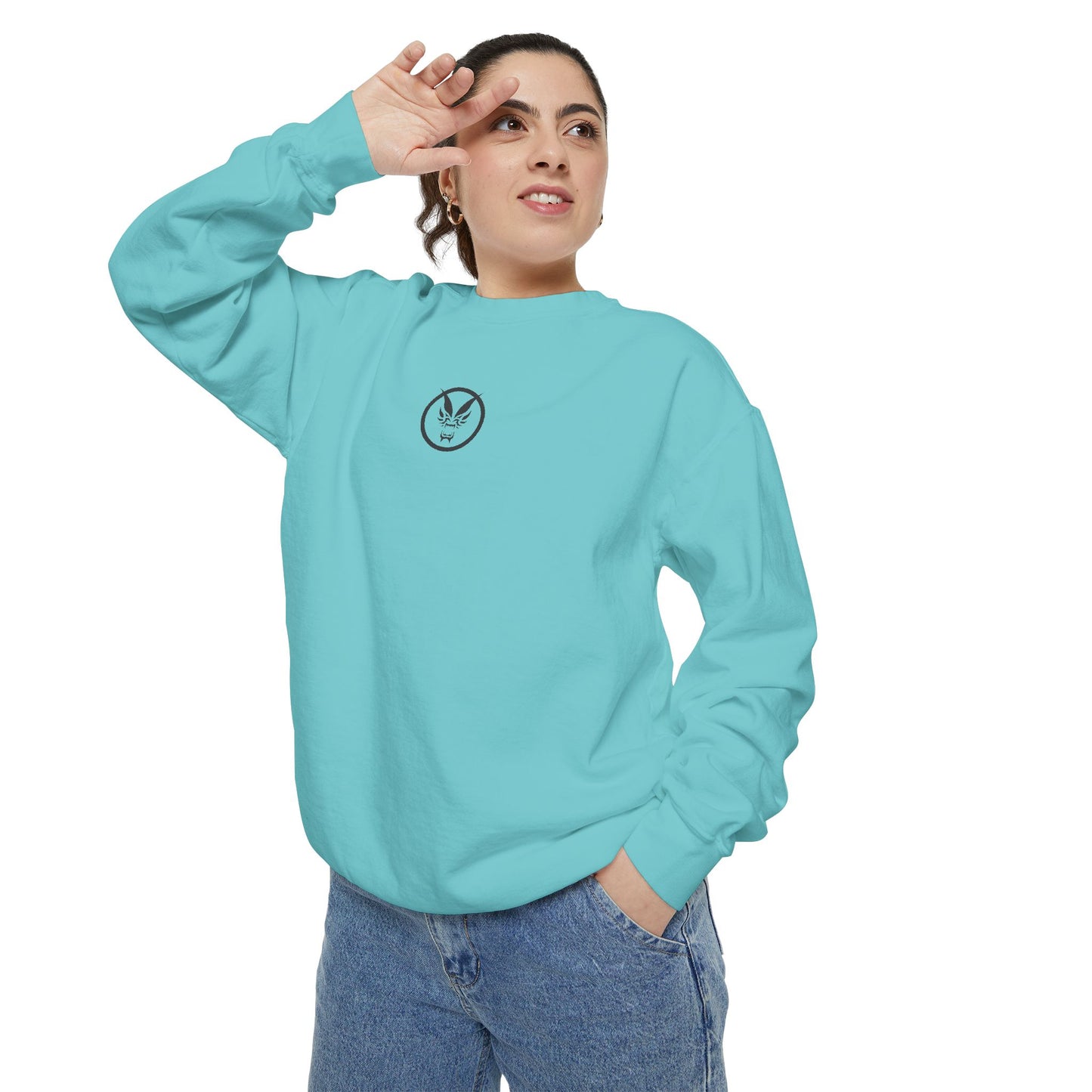 Fierce Classic Sweatshirt for Women- Orange Print