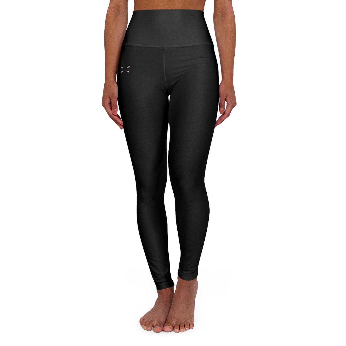 High Waisted Leggings in Black | Fierce Activewear