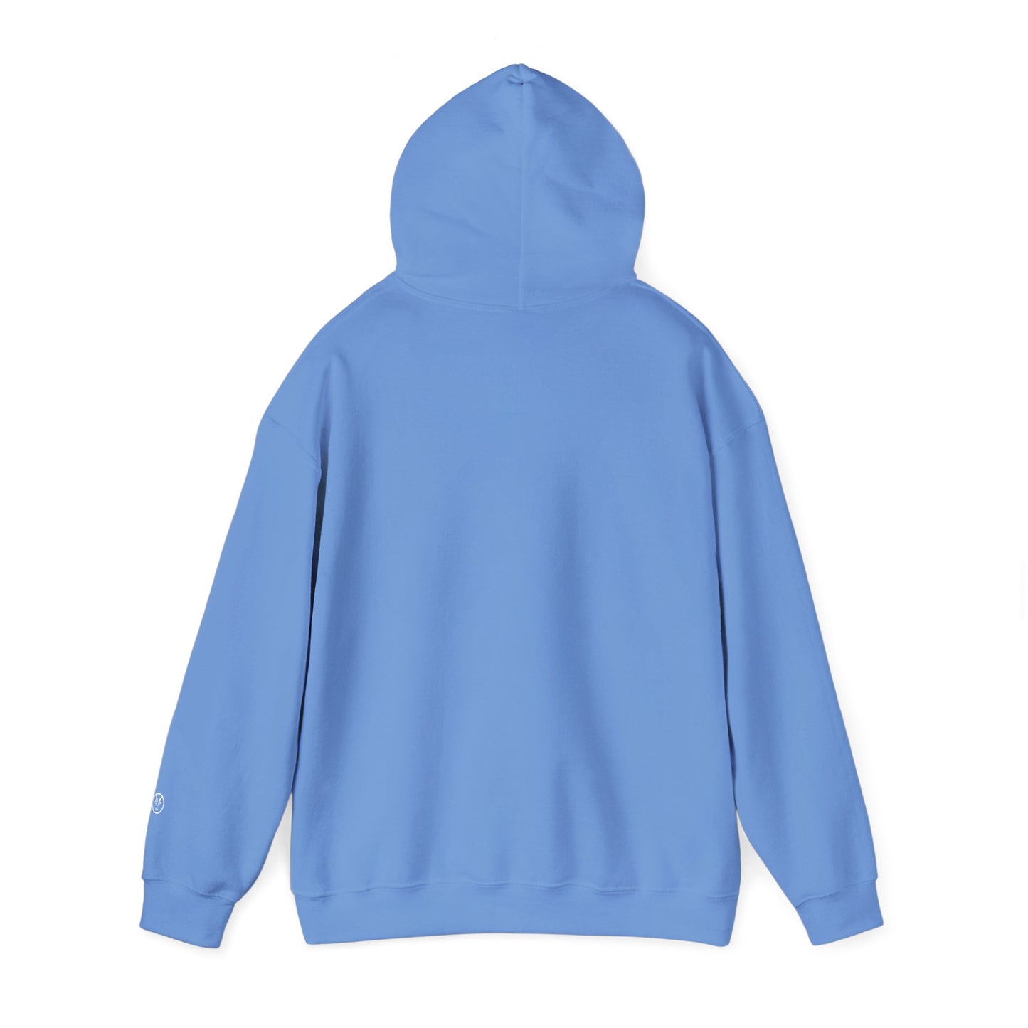 Fierce Heavy Blend™ Hoodie for Men – White Print Edition