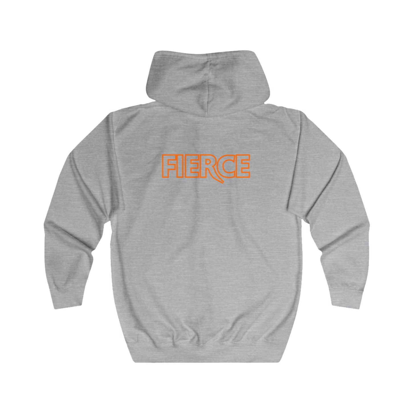 Unisex Full Zip Hoodie by Fierce – Classic Fit, All-Season Wear