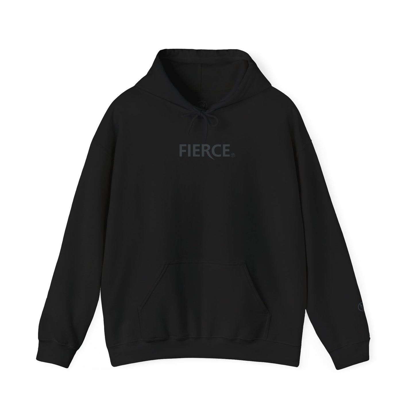 Fierce Heavy Blend™ Hoodie for Men – Black Print Edition