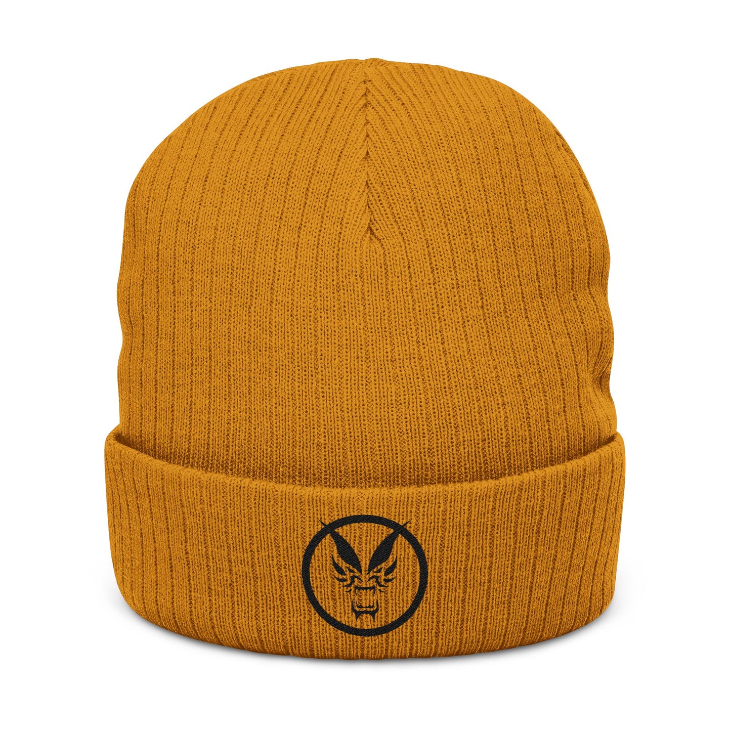 Fierce Embroidered Ribbed Unisex Beanie