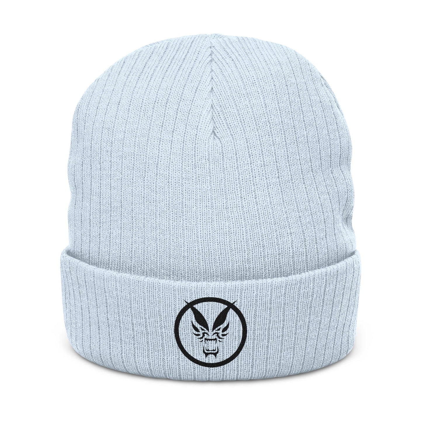 Fierce Embroidered Ribbed Unisex Beanie