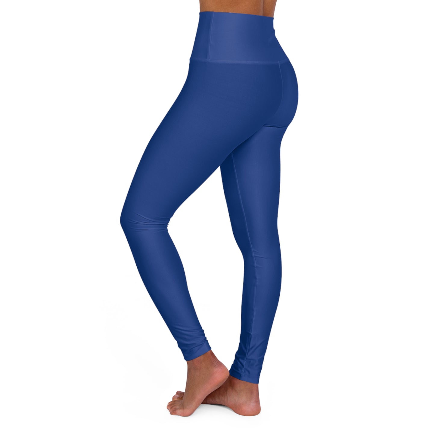 High Waisted Leggings in Dark Blue | Fierce Activewear