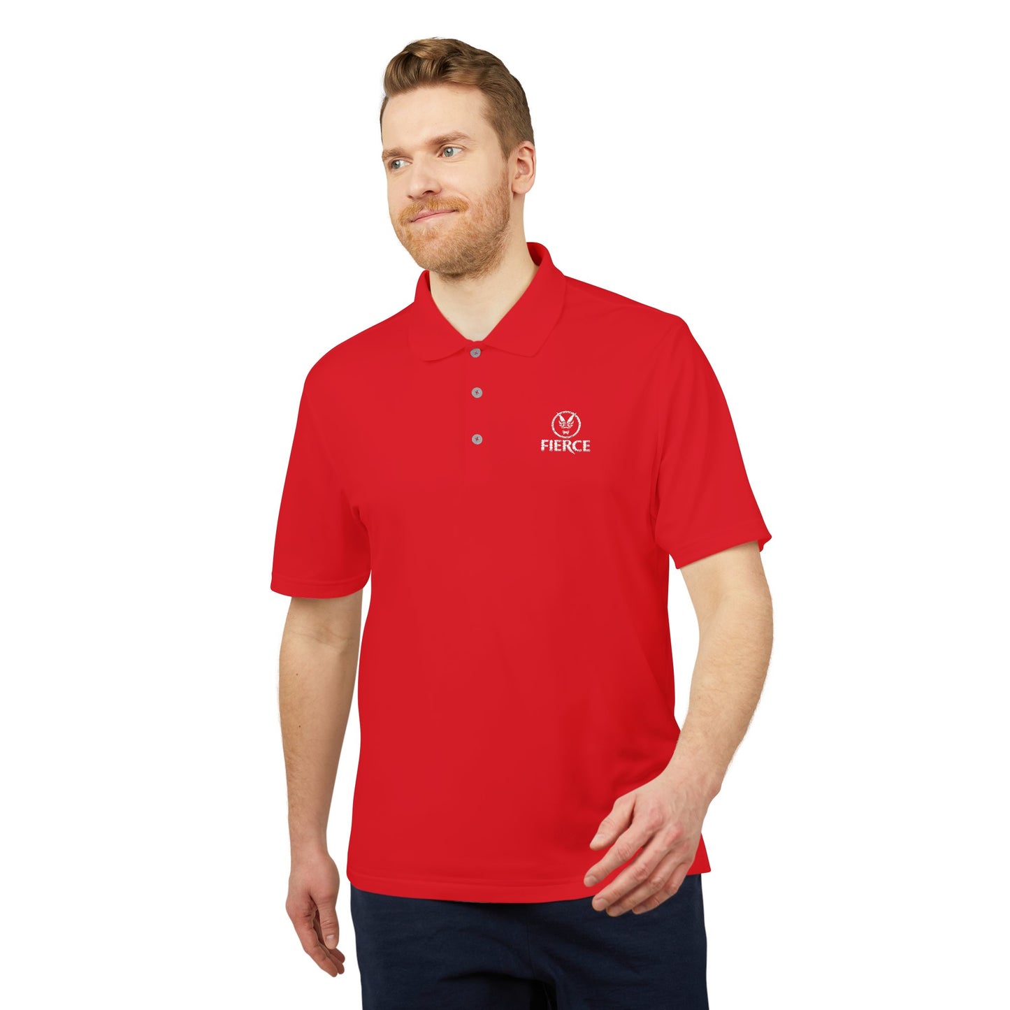 Men’s adidas Performance Polo - Fierce Custom Design
