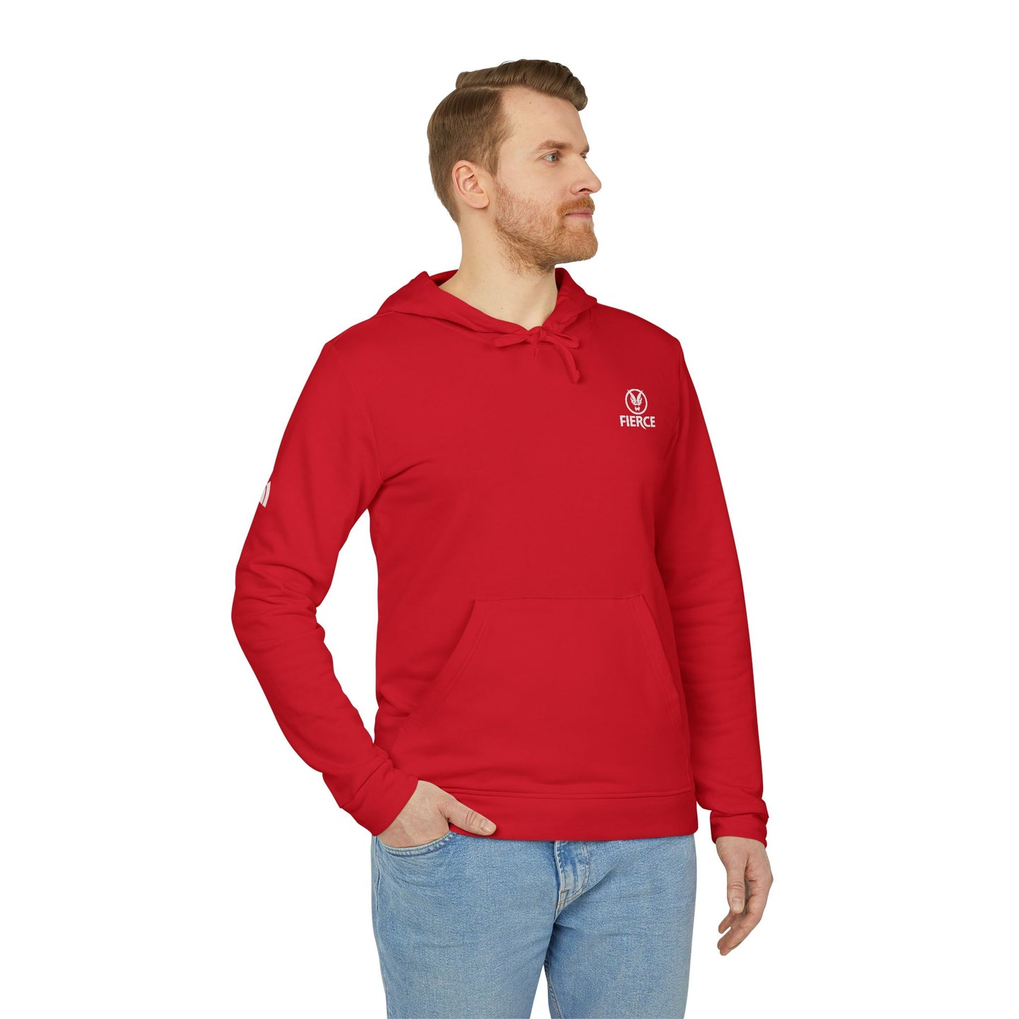 Adidas Unisex Fleece Hoodie – Custom Design by Fierce