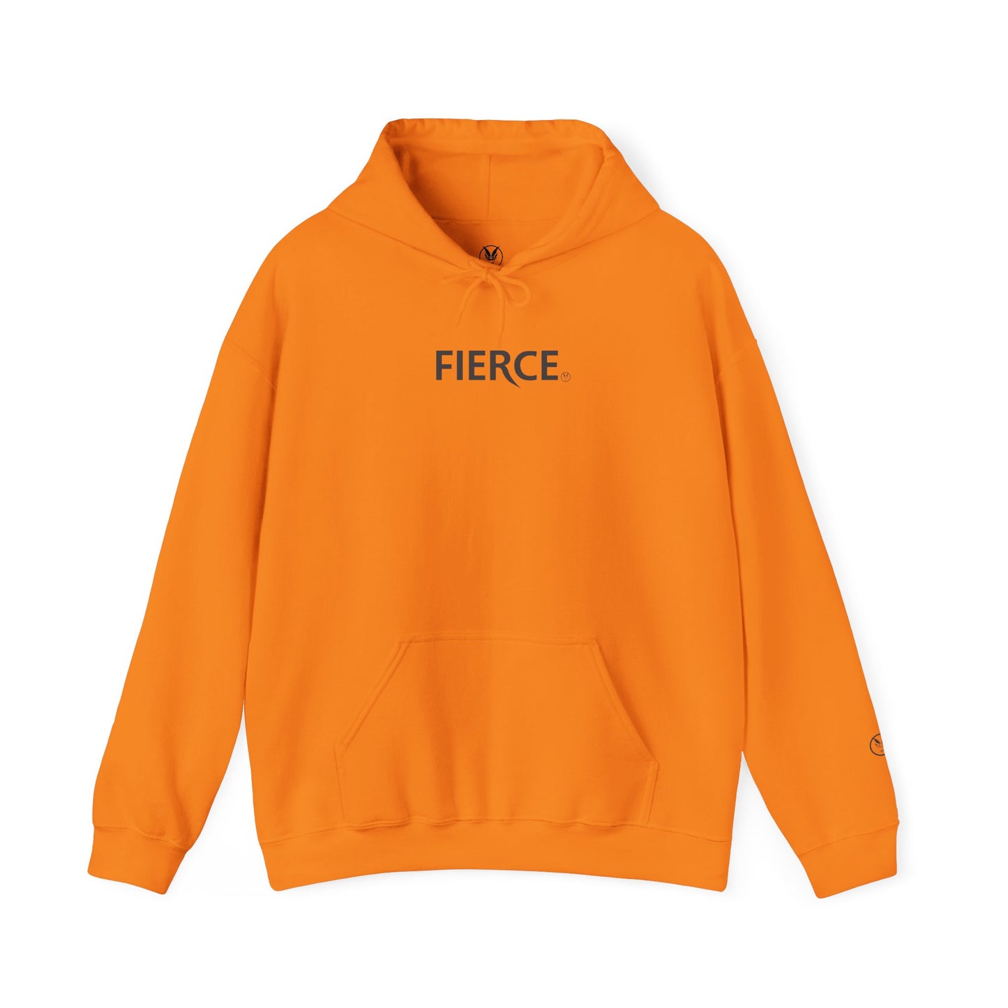 Fierce Heavy Blend™ Hoodie for Men – Black Print Edition
