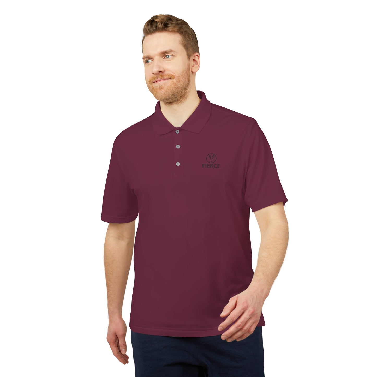 Men’s adidas Performance Polo - Fierce Custom Design