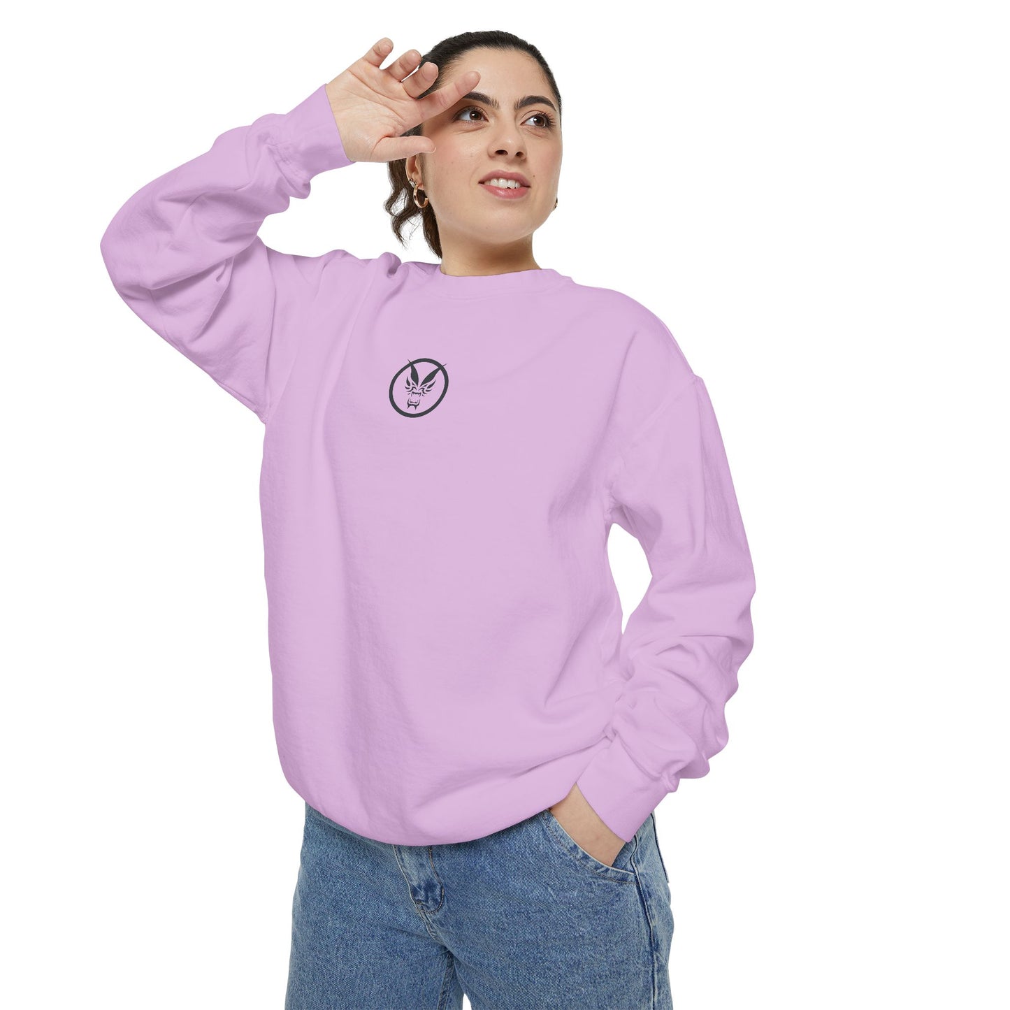 Fierce Classic Sweatshirt for Women- Orange Print