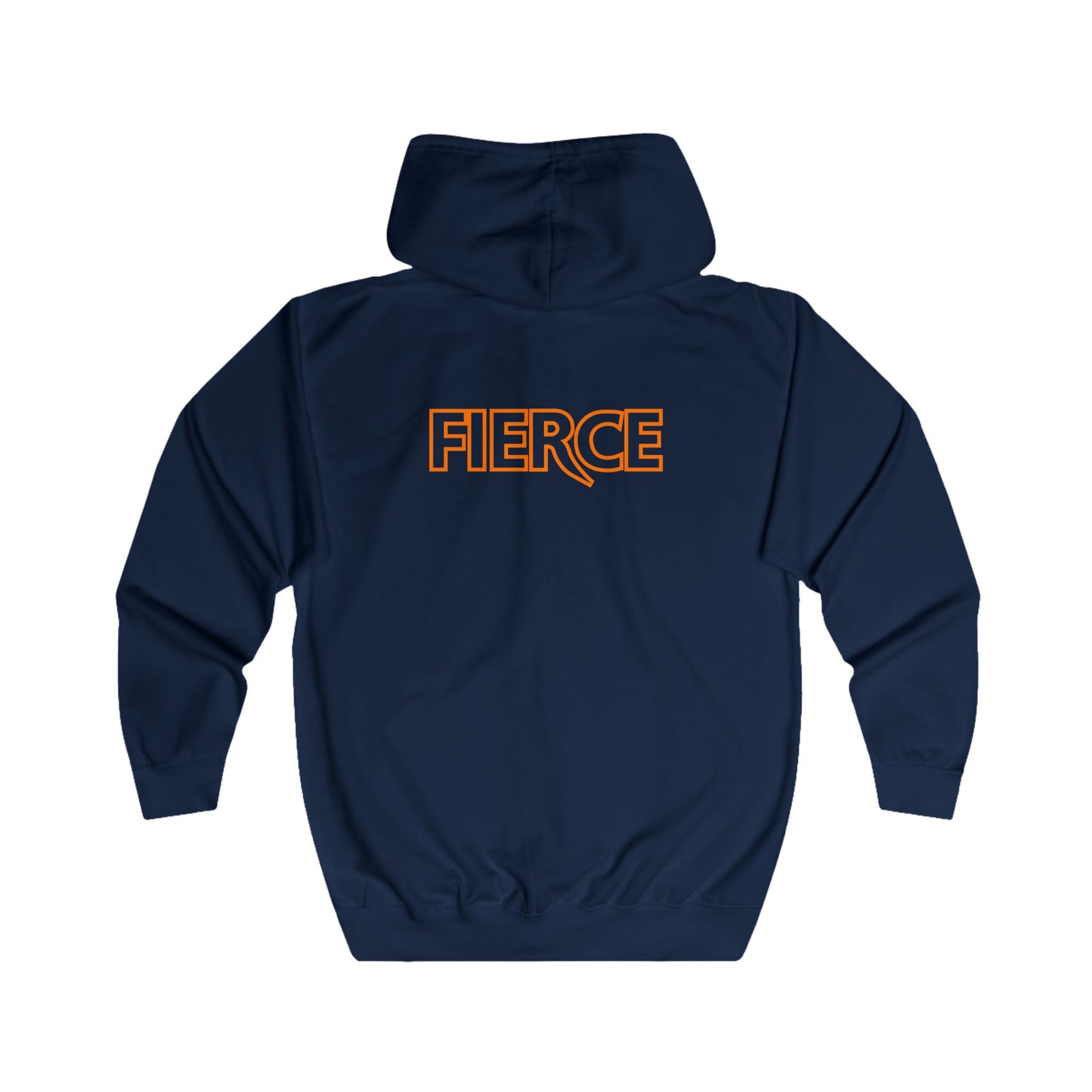 Unisex Full Zip Hoodie by Fierce – Classic Fit, All-Season Wear
