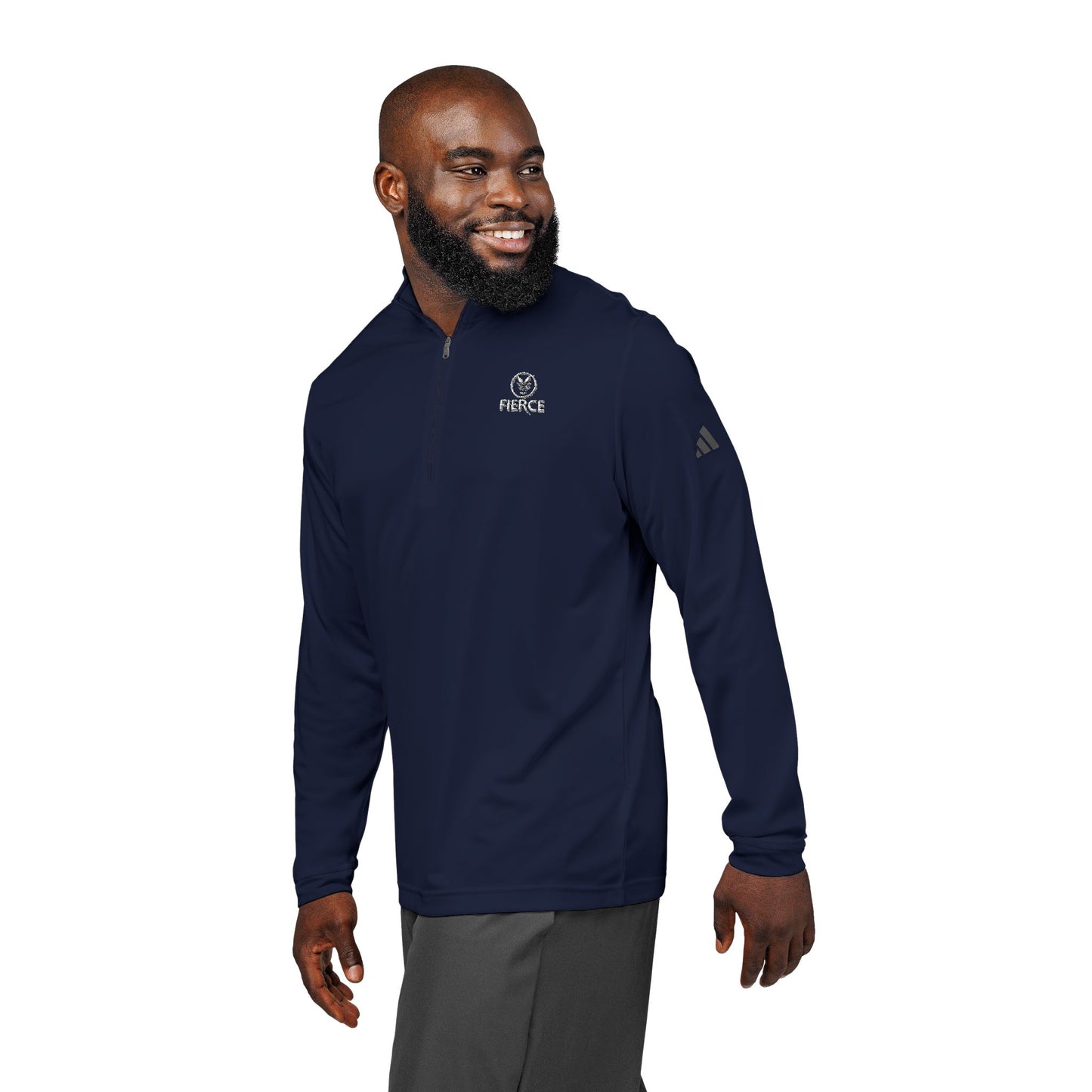 Men’s adidas Quarter-Zip Pullover – Fierce Custom Embroidered