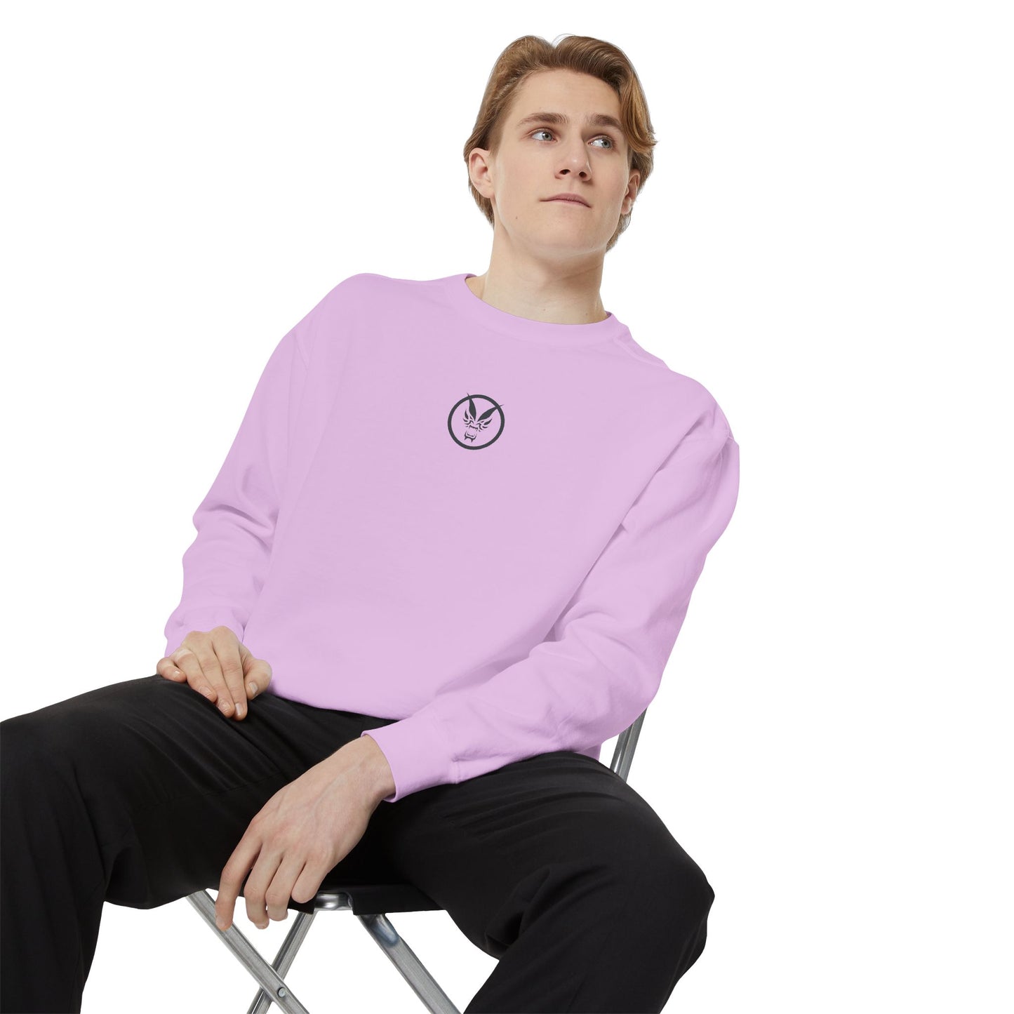 Fierce Classic Sweatshirt for Men- Orange Print