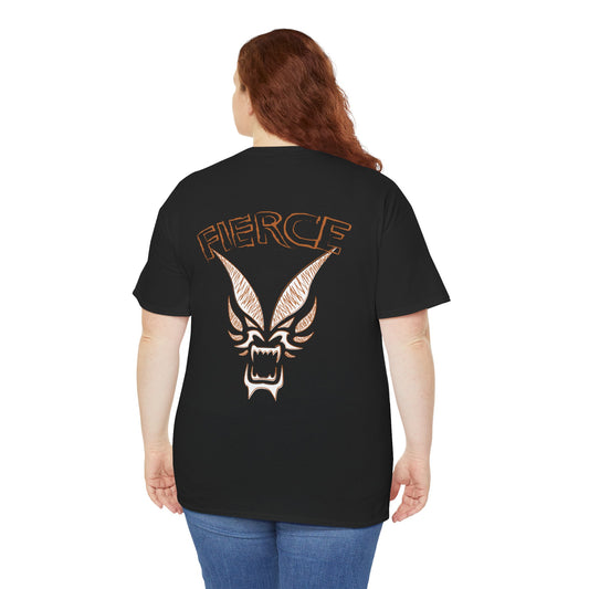 Fierce Earth Dragon Graphic T-shirt for Women - Own Your Element Edition