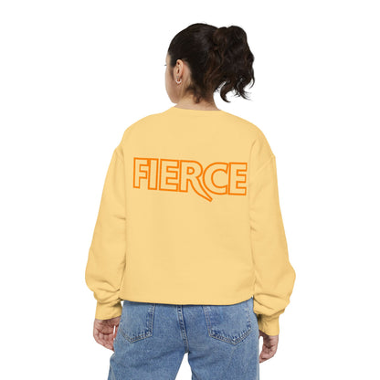 Fierce Classic Sweatshirt for Women- Orange Print