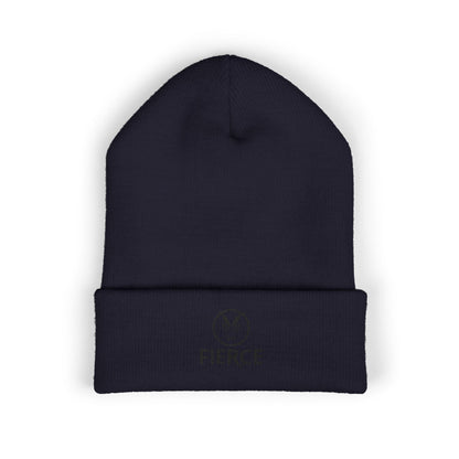Fierce Embroidered Beanie – Classic Cuffed Style