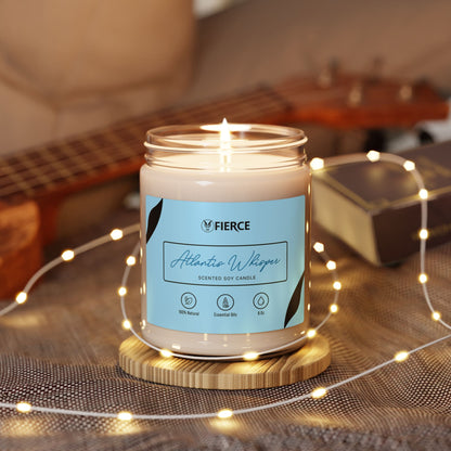 Fierce Atlantis Whisper Soy Candle 9oz – Luxury Home Fragrance for Relaxation