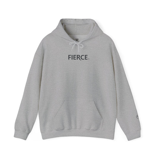 Fierce Heavy Blend™ Hoodie for Women – Black Print Edition