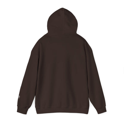 Fierce Heavy Blend™ Hoodie for Men – White Print Edition