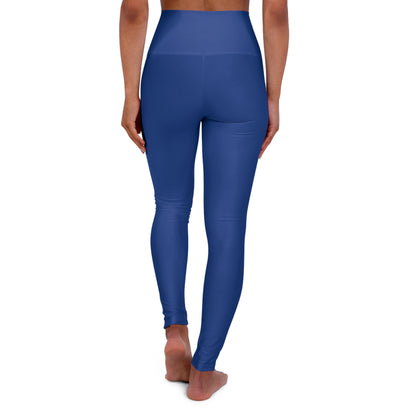High Waisted Leggings in Dark Blue | Fierce Activewear