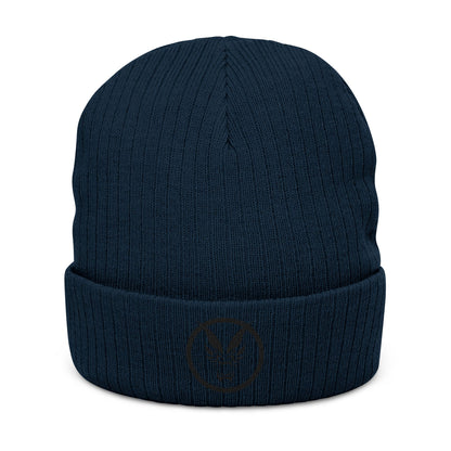 Fierce Embroidered Ribbed Unisex Beanie