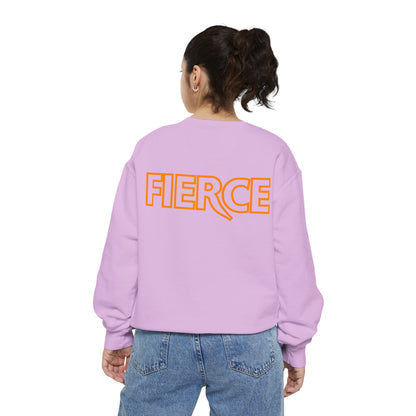 Fierce Classic Sweatshirt for Women- Orange Print