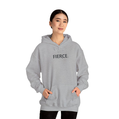 Fierce Heavy Blend™ Hoodie for Women – Black Print Edition