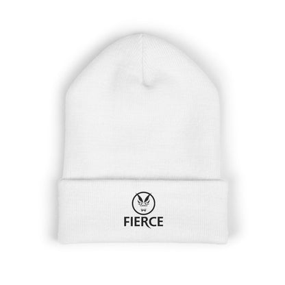 Fierce Embroidered Beanie – Classic Cuffed Style