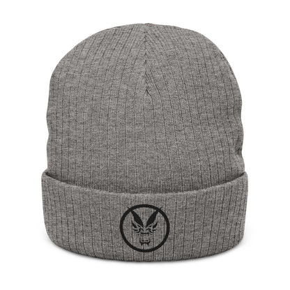 Fierce Embroidered Ribbed Unisex Beanie