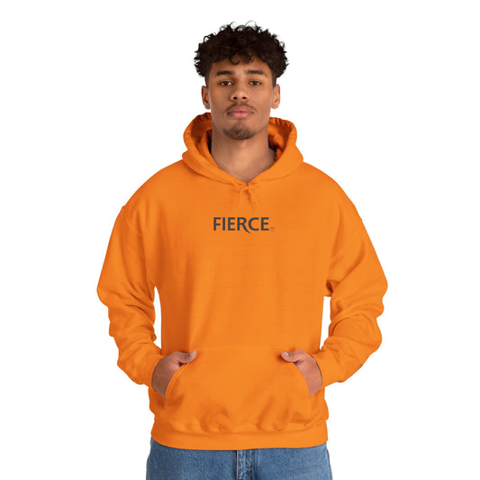 Fierce Heavy Blend™ Hoodie for Men – Black Print Edition