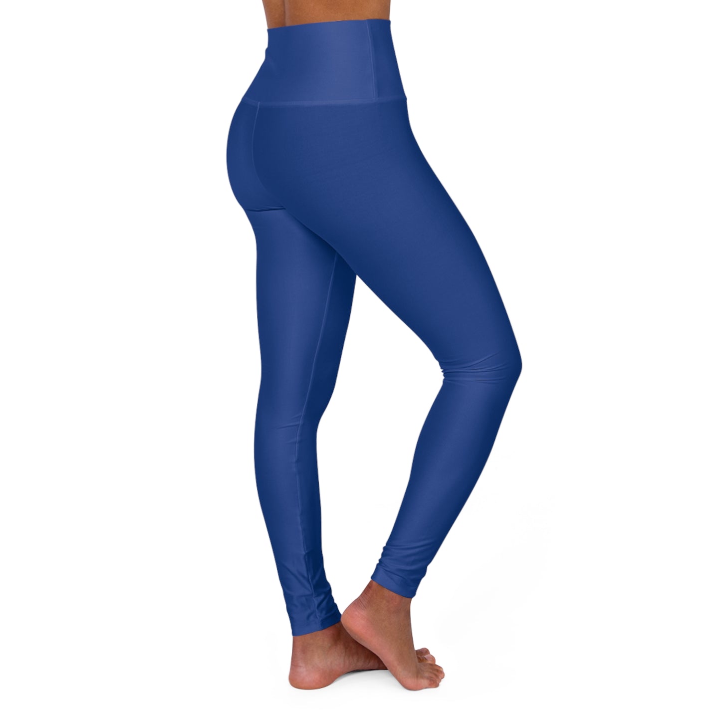 High Waisted Leggings in Dark Blue | Fierce Activewear