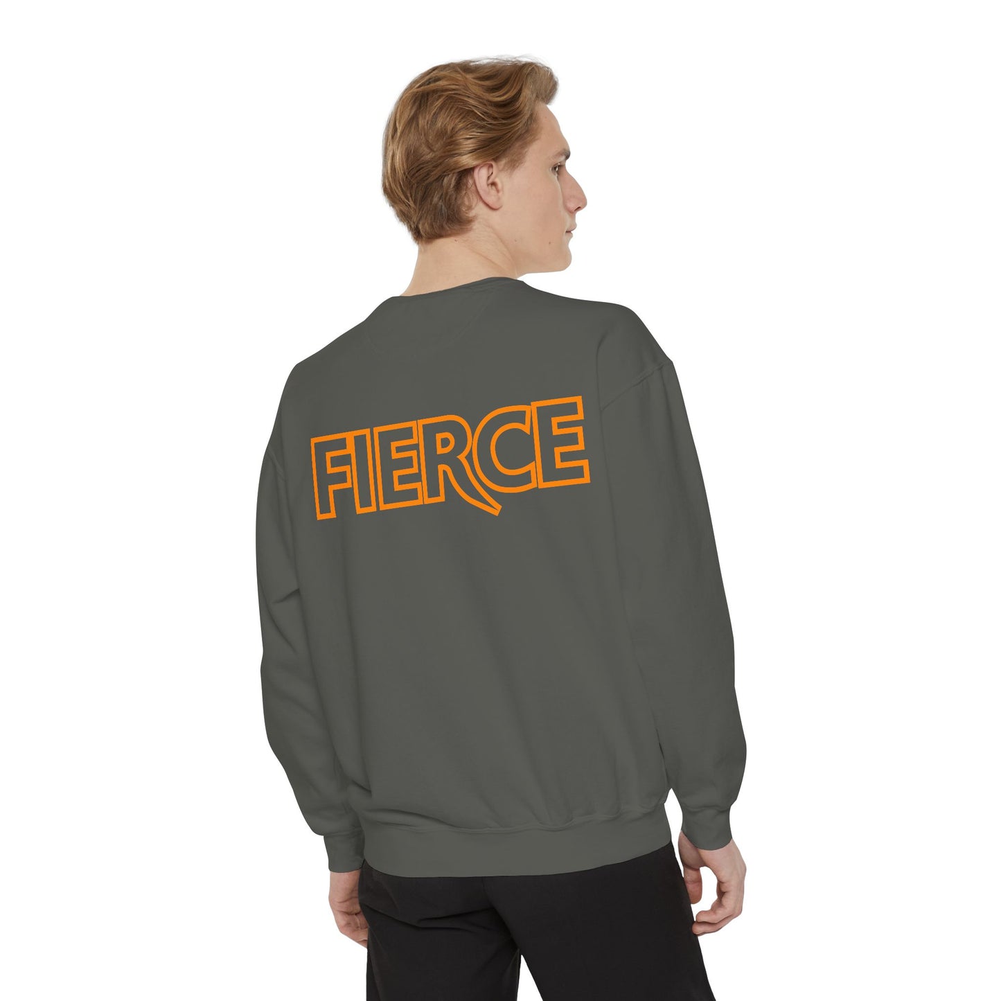 Fierce Classic Sweatshirt for Men- Orange Print