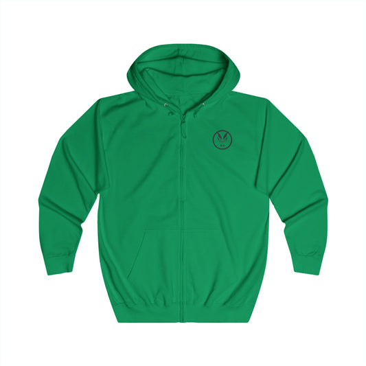 Unisex Full Zip Hoodie by Fierce – Classic Fit, All-Season Wear